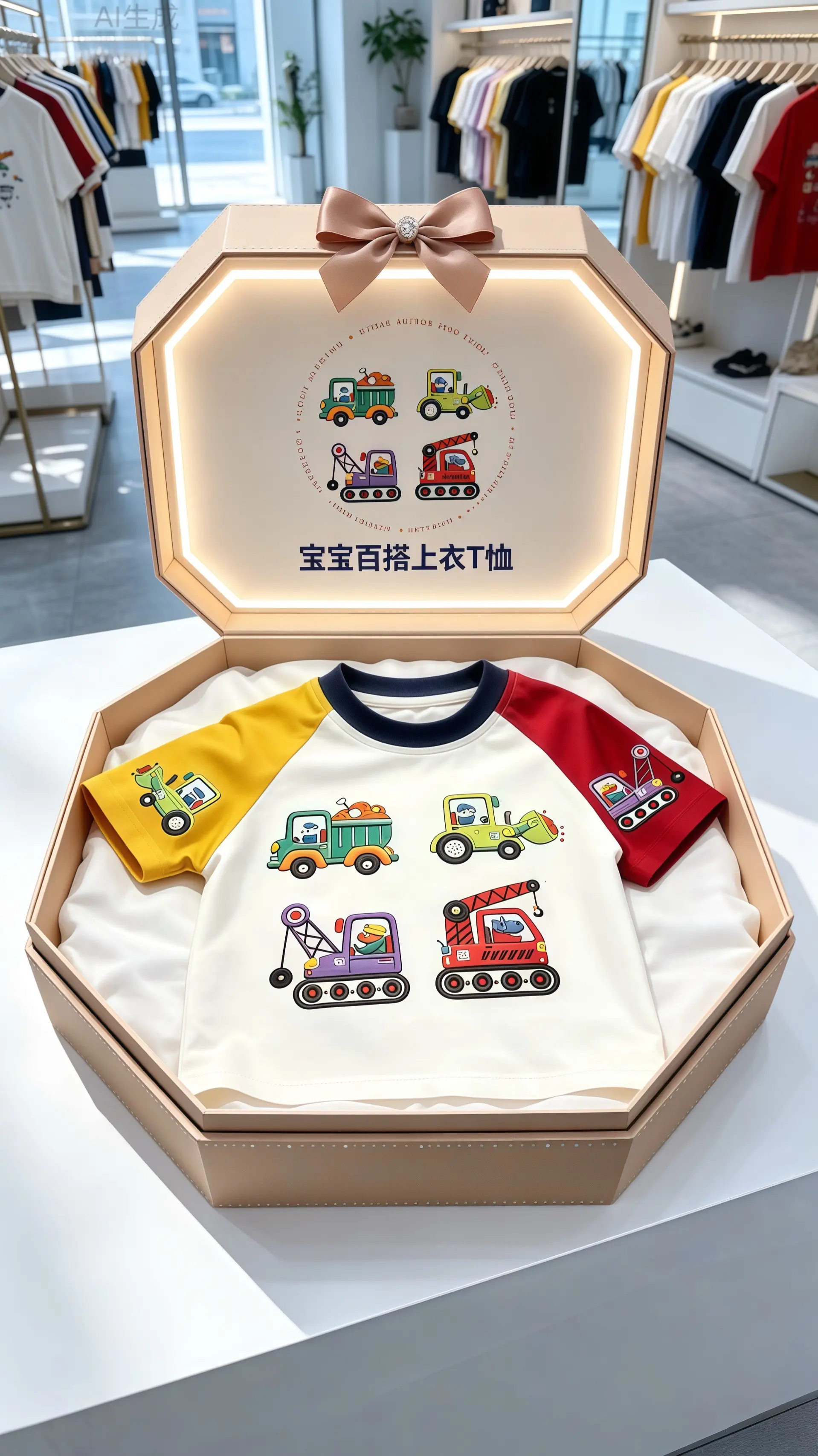 潮娃穿搭 男童穿搭 短袖恤 高品质童装儿童T恤