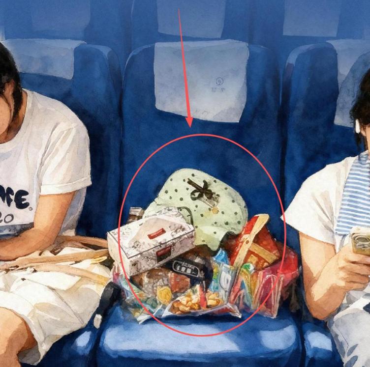 2人3张火车票放零食风波升级！人民日报下场，被忽视细节浮出水面

一张空着的硬座
