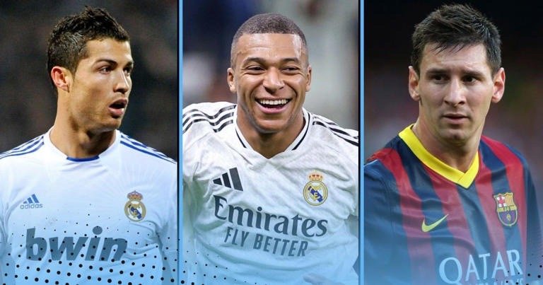 🚨 𝗦𝗧𝗔𝗧 ：姆巴佩在毕尔巴鄂竞技0比3皇马 的比赛中梅开二度，本年