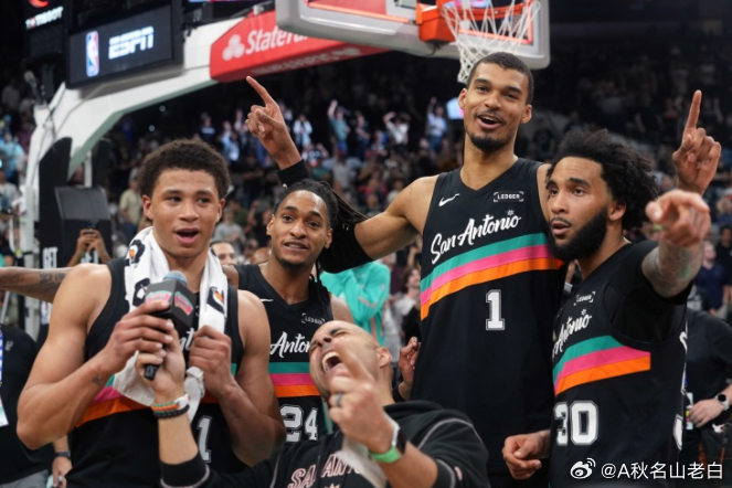 NBA常规赛，马刺145-120轻取火箭。马刺本周在与76人、活塞、快船和火箭的