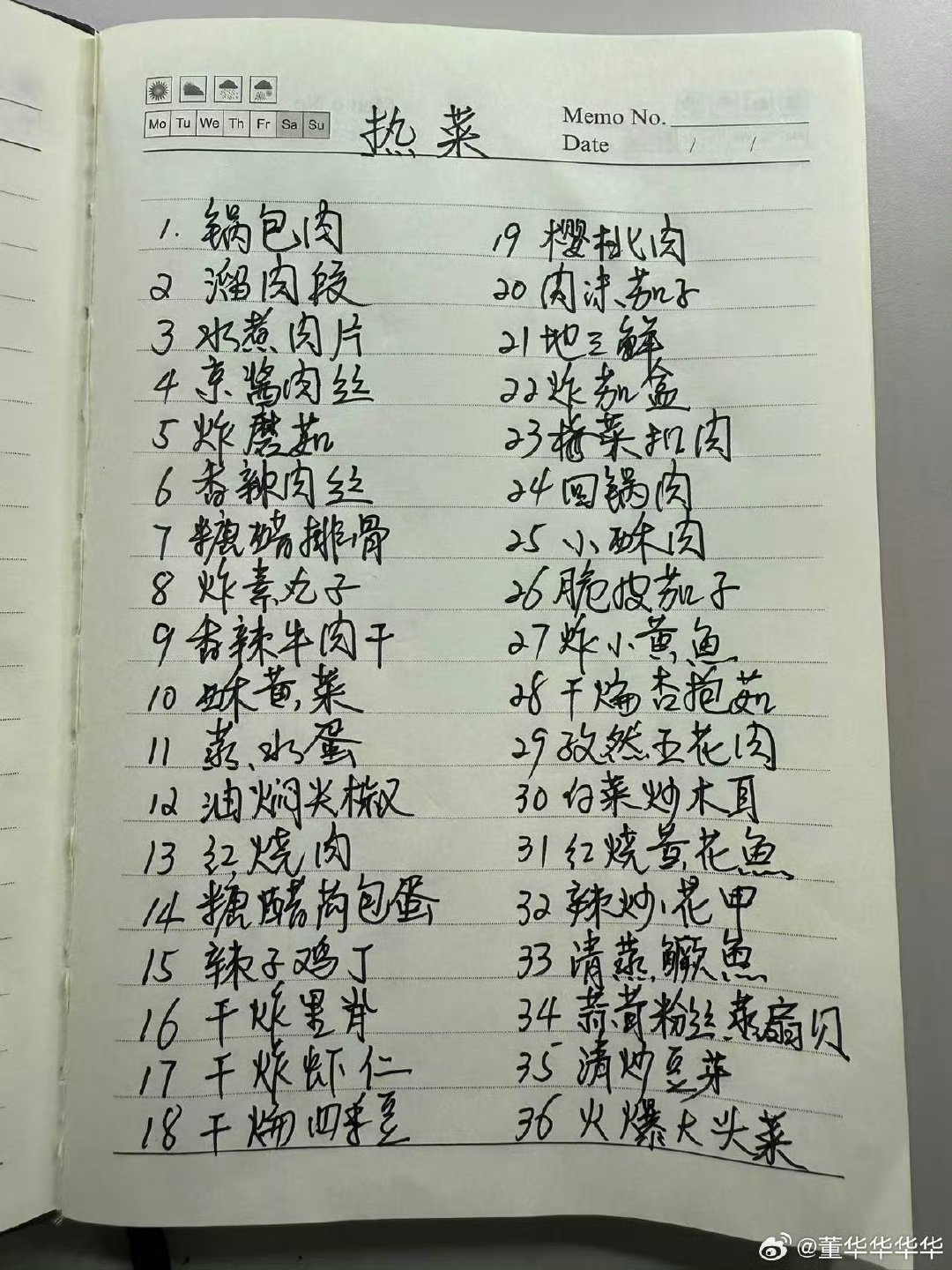 张予曦妈妈给女儿定制88道菜菜单张予曦妈妈给张予曦定制88道菜菜单，妈妈的爱永远