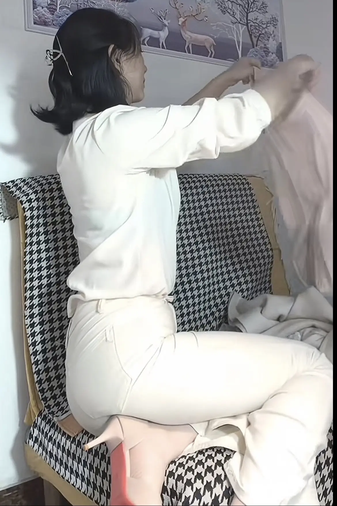 ootd穿搭 叠衣服