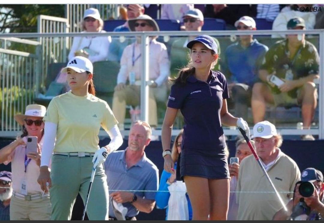 获得外卡参加安妮卡杯高尔夫球赛的特朗普孙女凯-特朗普。首日成绩+11，83杆。作