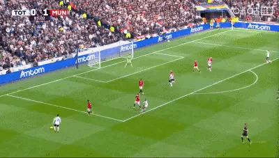 热刺vs曼联 比赛84分钟，特尔禁区内接球转身破门，热刺1-1扳平曼联！关键是这