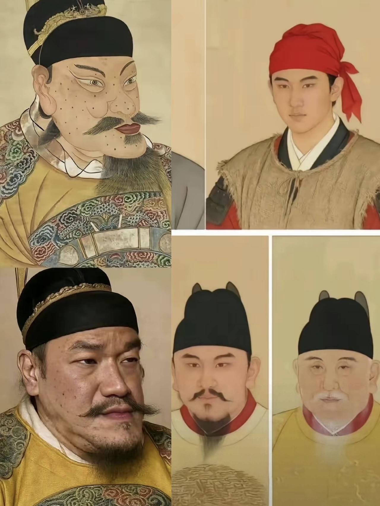 我极度怀疑，
元太祖朱元璋，
他的长相原本就不是那种“尖酸刻薄”，只是被某些后来