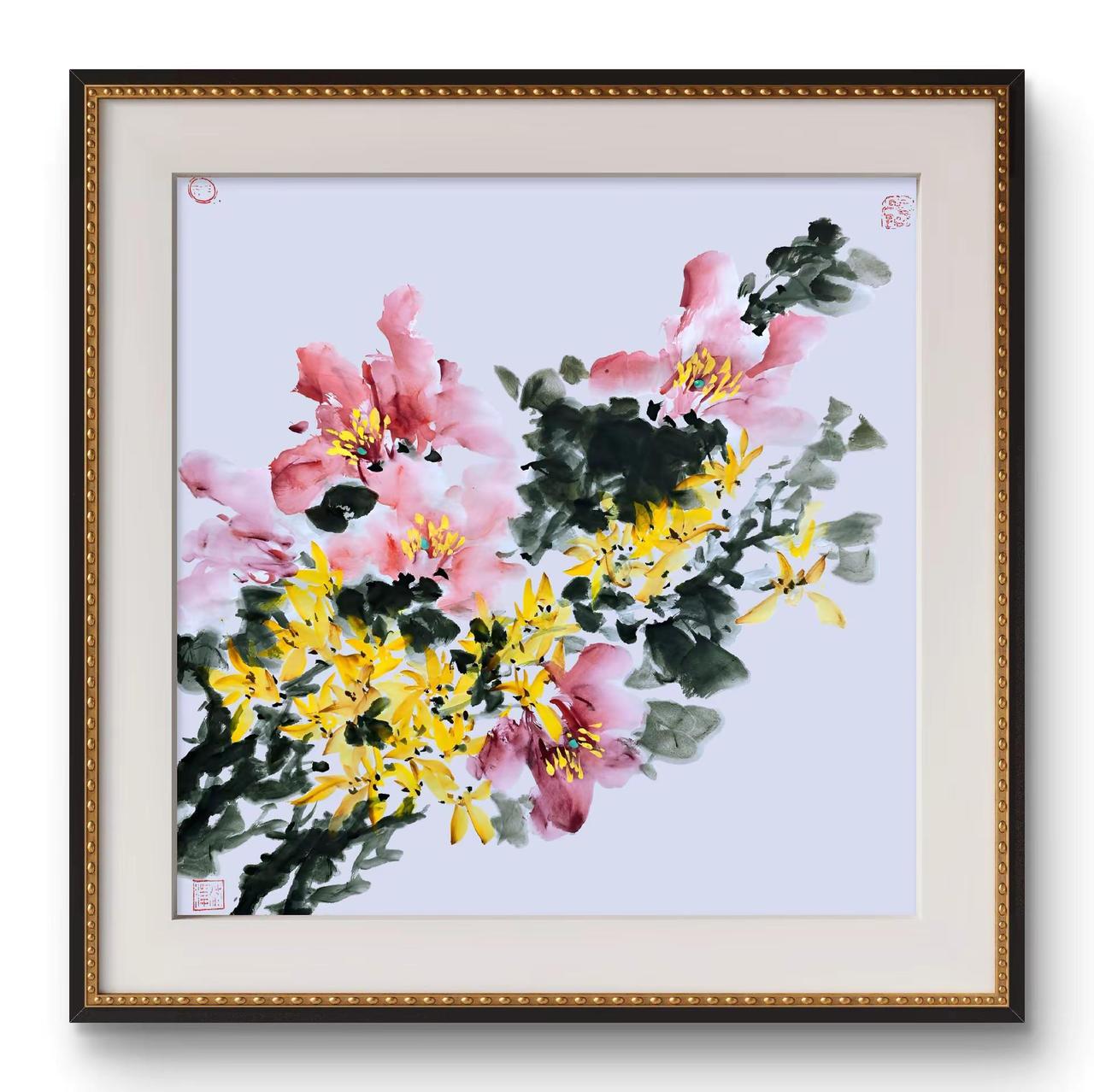 写意花卉 国画花卉 以画养心 大写意花卉