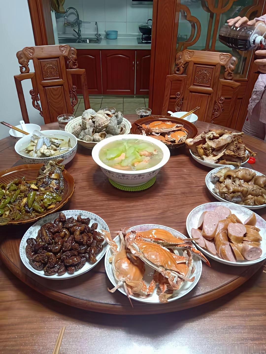 这桌菜在温州算不算有钱人