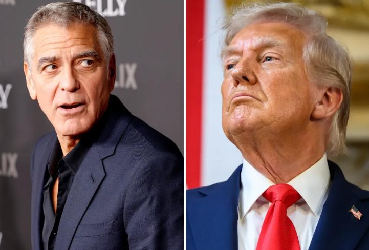 克鲁尼入籍法国，特朗普连带痛斥法国

在好莱坞明星、64岁的奥斯卡得主乔治·克鲁