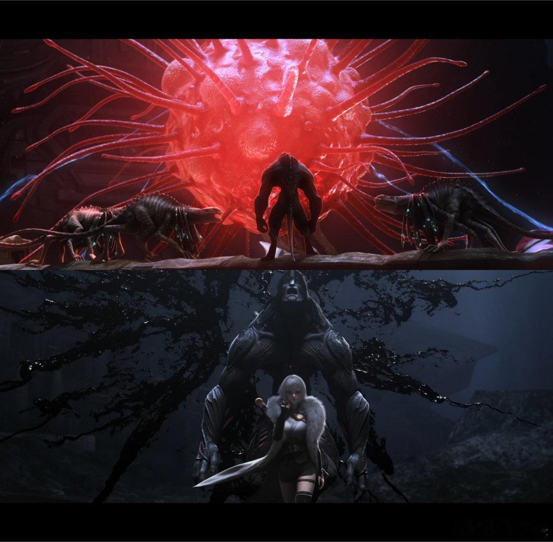 灵笼精编版8集全是名场面灵笼精编版高能集结！马克变噬极兽拆灯塔、冉冰碎怀等名场面