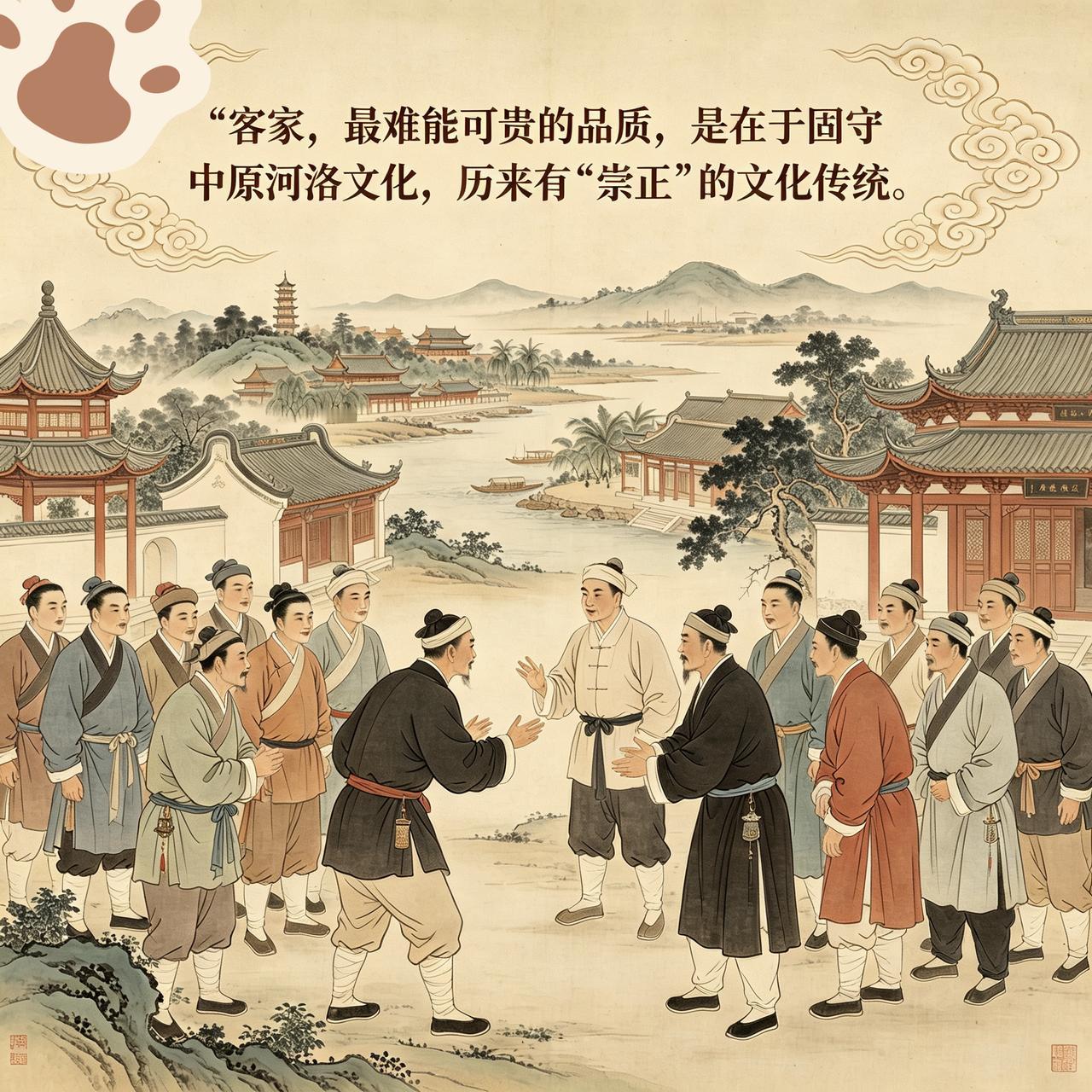 战争动乱，是产生“客家人”的最重要原因。客家先民“衣冠南渡”，被迫大量的迁入南方