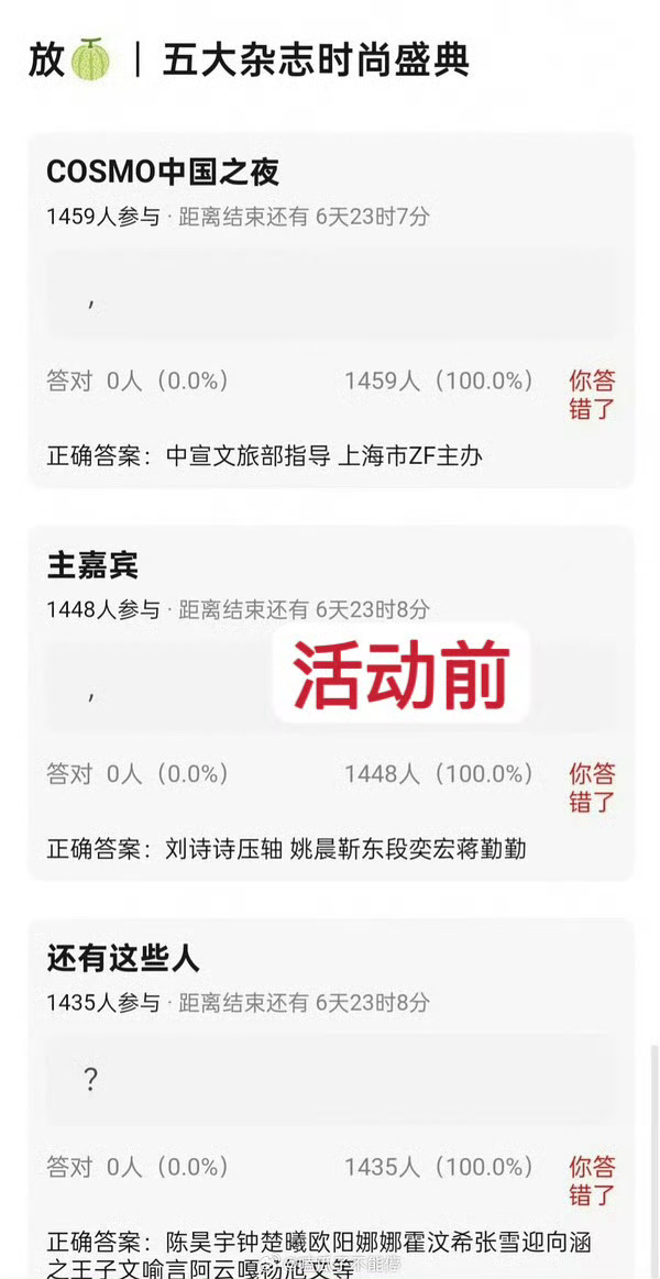 我一直好奇为啥每次刘诗诗出席活动都会有争议，而且不管什么类型的红毯她都压不了轴，