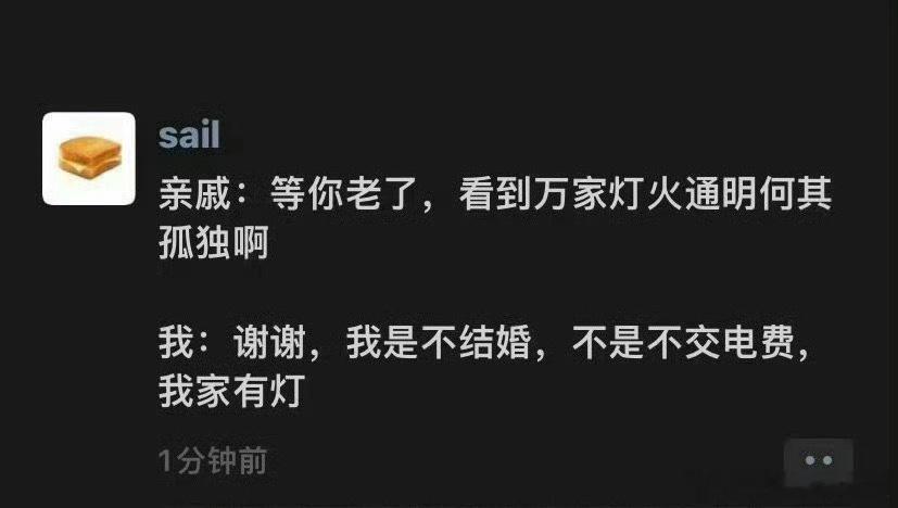 当我问我妈不结婚可以吗等你老了看到万家灯火通明何其孤独啊？ 
