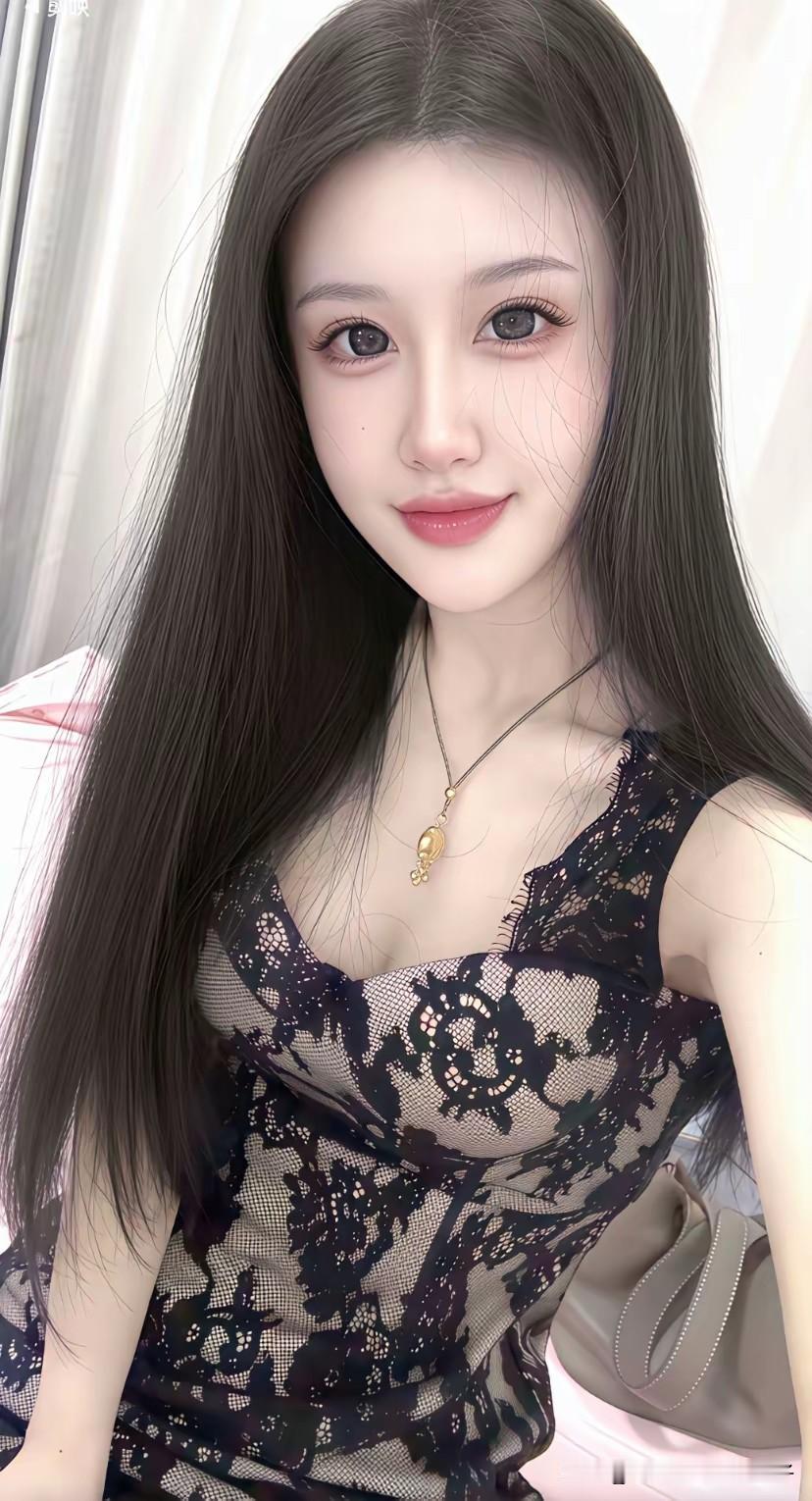 甜美少女风，蕾丝连衣裙，温柔可人