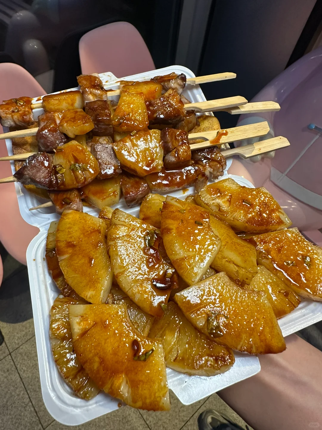 北京通州！！菠萝烤串！！快去！！