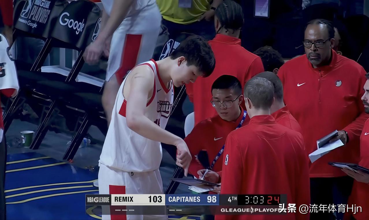 杨瀚森极度疲劳的状态下仍然出战28分钟，帮助混音队完成下克上。

昨日杨瀚森被开