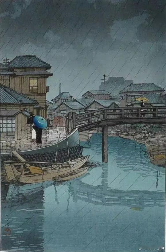他们觉得自己的生活只不过是个长长的雨天，而他们的身体只不过是一把给这天用的雨伞。