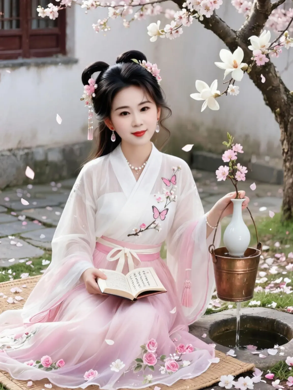 AI春日古风写真 随变ai随便玩