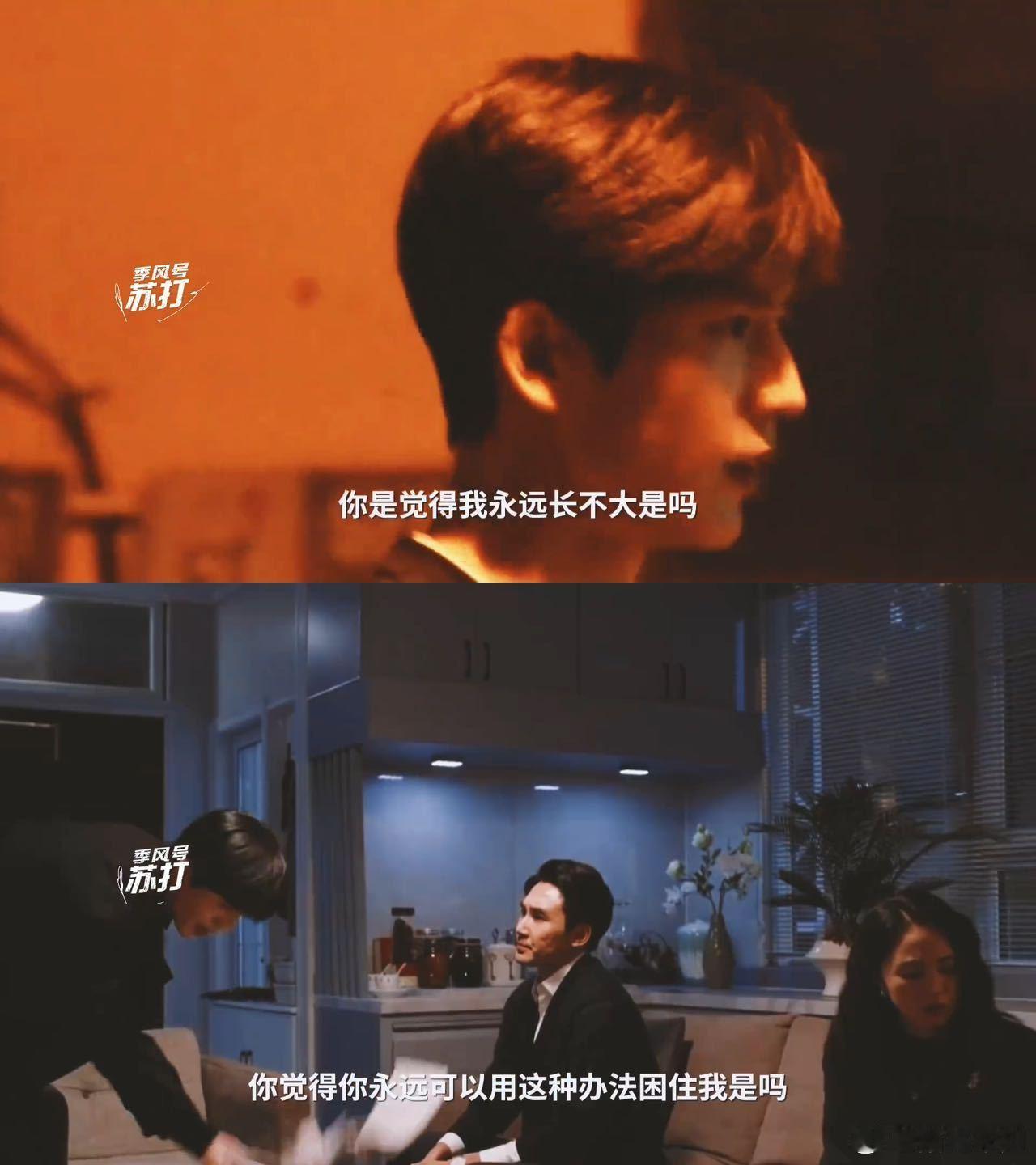 张凌赫眼神诠释的生长痛  张凌赫演技太绝了，眼神里都是蒋峤西的生长痛，看得人心都