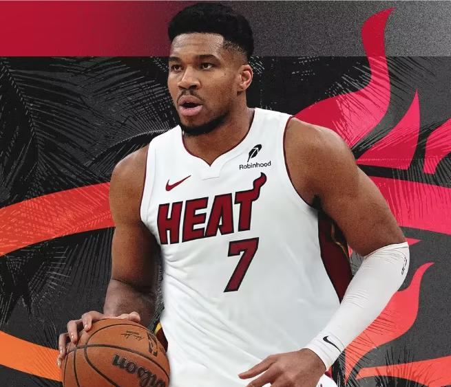 热火官宣字母哥改穿7号！球衣号码一波三折引热议

北京时间7月7日，NBA爆出重