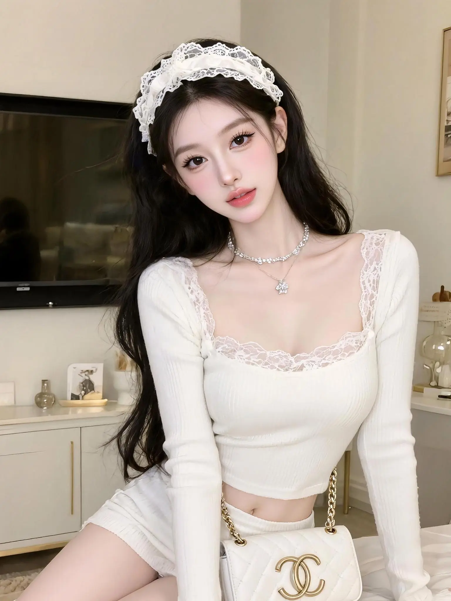 随变ai随便玩 AI蕾丝甜美照 ai创作 玩法合伙人计划 我在拍特效