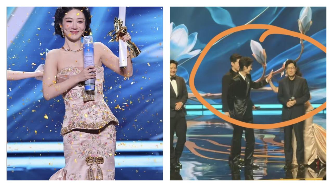 胡歌是有些玄学在身上的

他上次见证了林心如霍建华老友惺惺相惜

这次白玉兰他又