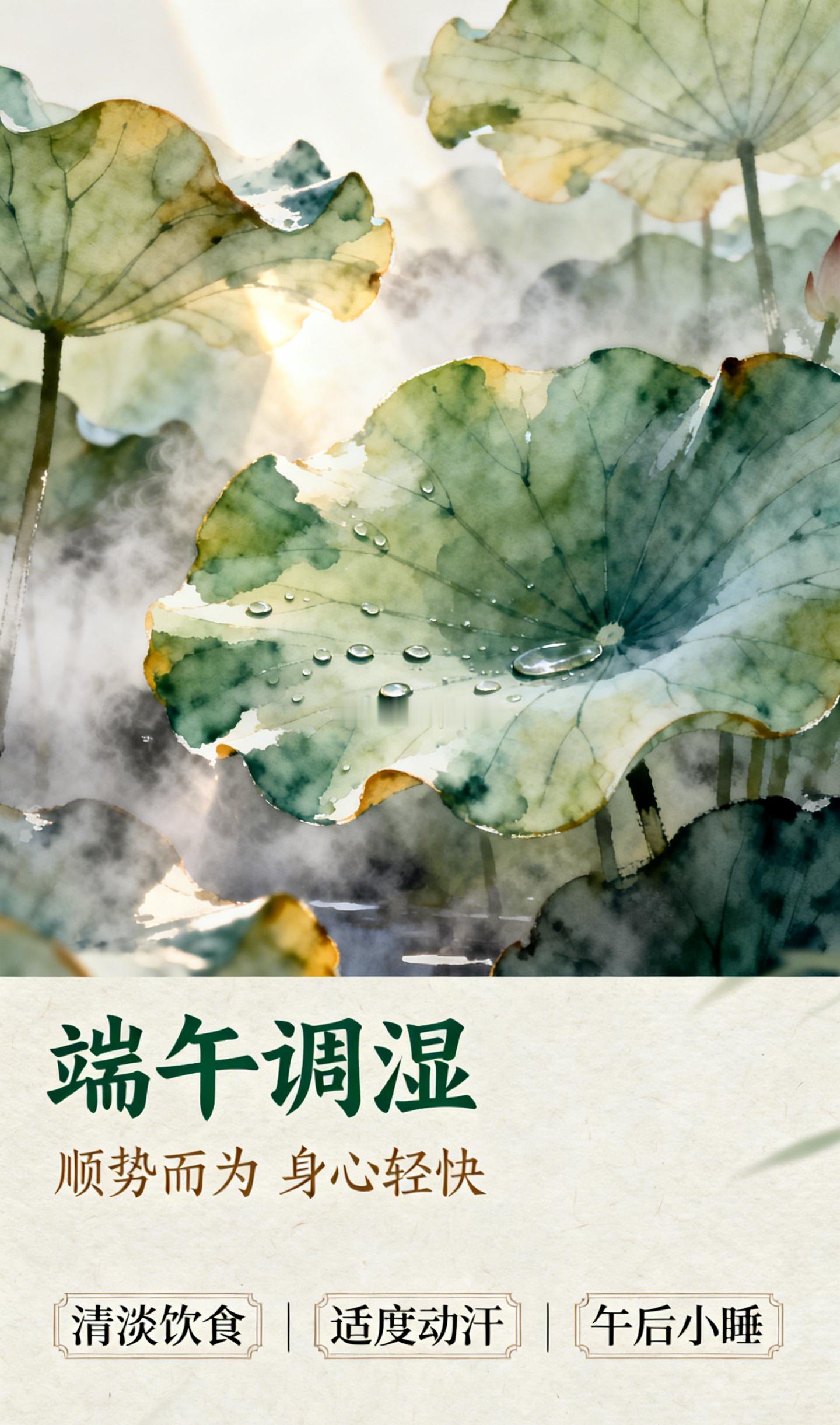 端午前后湿热到顶，是一年里人最容易犯懒的时候。不想动、提不起劲、做什么都拖，但这