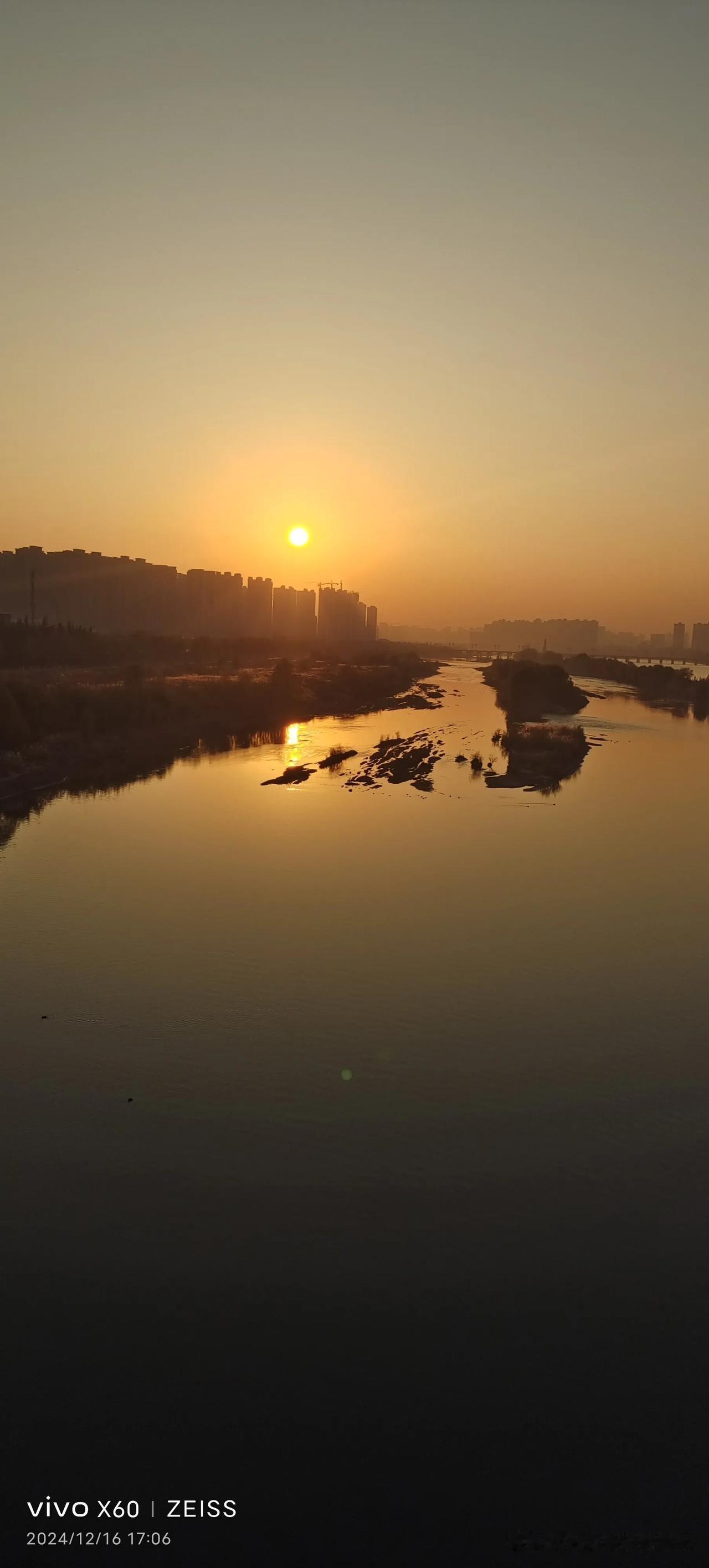 可以看看大家拍下的夕阳西下吗