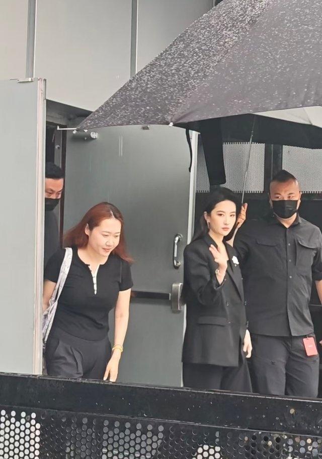 刘亦菲女霸总出街 ​​​