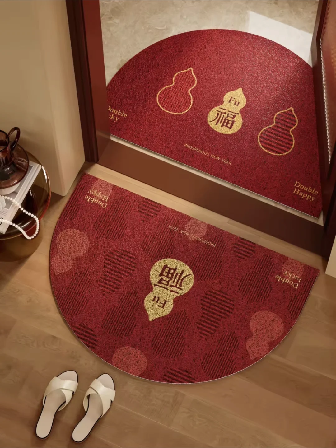 新年玄关布置🧧福禄双喜迎进家门！