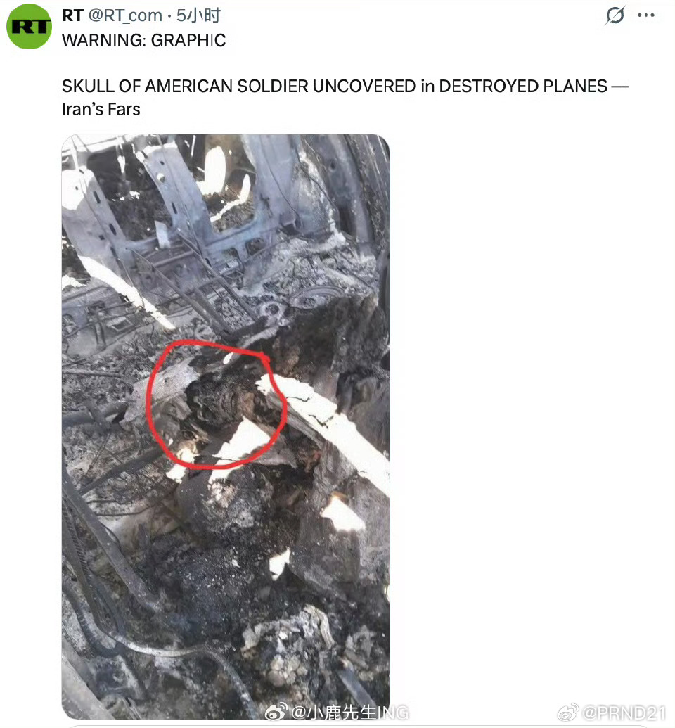 美军运输机残骸中发现一美士兵遗体 按照这图，这“运输机”应该是伊朗霍德罗生产的标