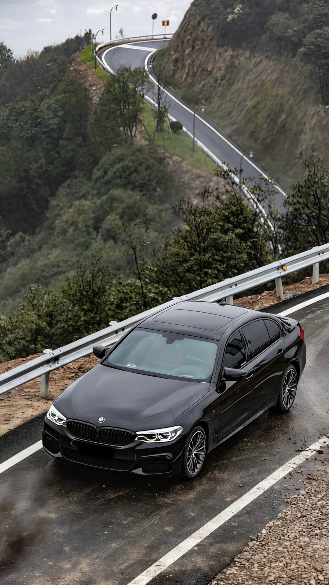 宝马宝石青｜雨后才懂它有多高级