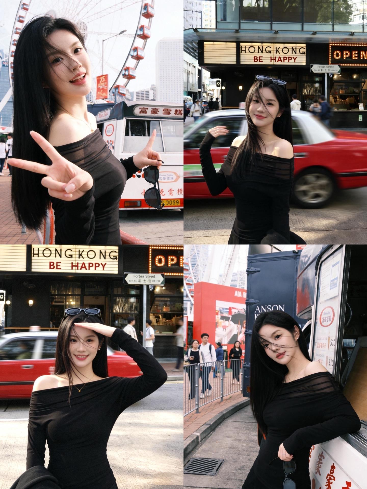 香港约拍｜「双城记City walk👣。宝子们！在坚尼地城+中环拍照...