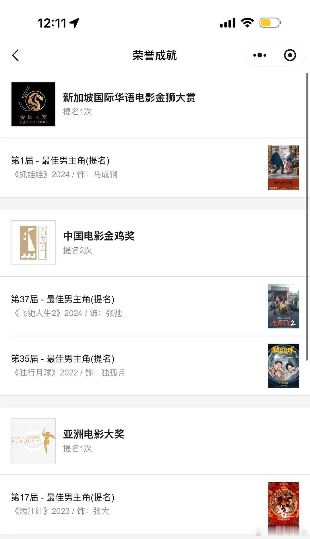 沈腾，吴京，宝宝强，这些大众很喜欢或者热度很高扛票房的都没有金鸡百花这种奖，电影