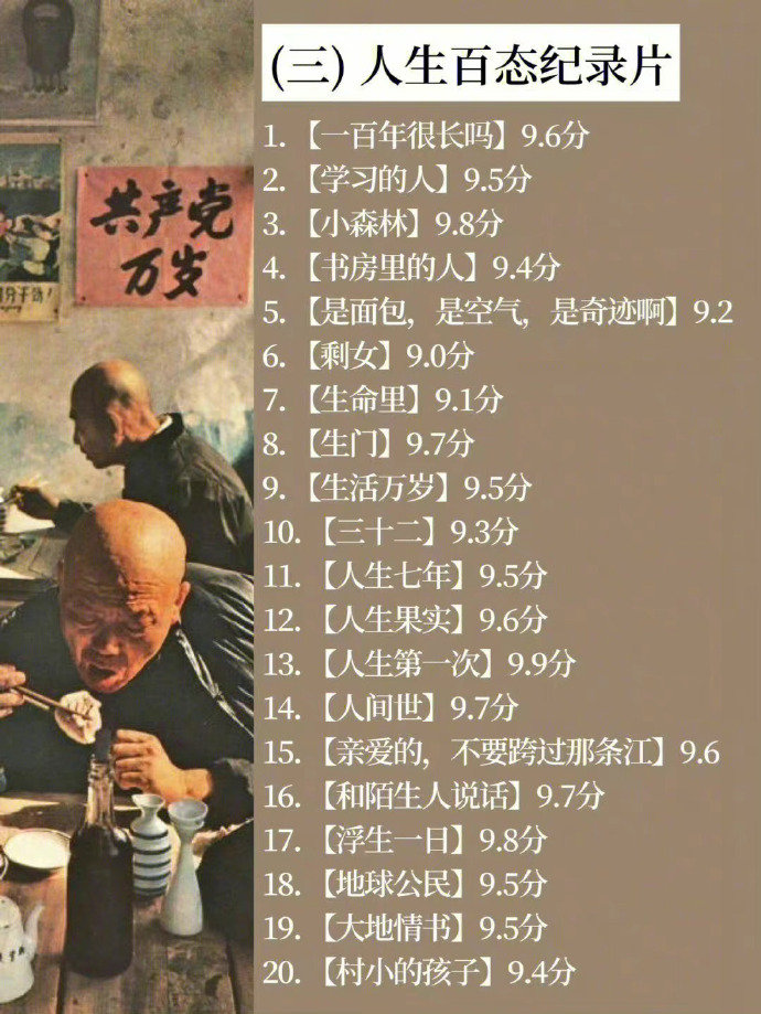 一定要多看纪录片，不要把生命献给无知！