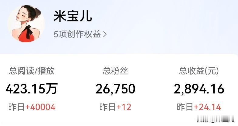 昨天的收益出来了，
总共24.14元，
这还是我这个月收益最好的一天。
我记得去