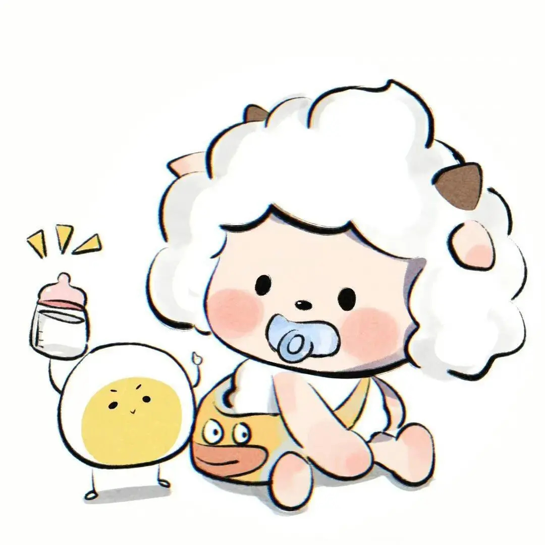 Share简约丨可爱懒羊羊头像  |  卡通动漫 |  头像可爱  |  抽象 