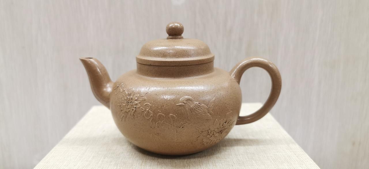 中国宜兴早期精品紫砂茶壶（独孔、约180cc）紫砂艺术 江苏宜兴紫砂壶 茶器之美