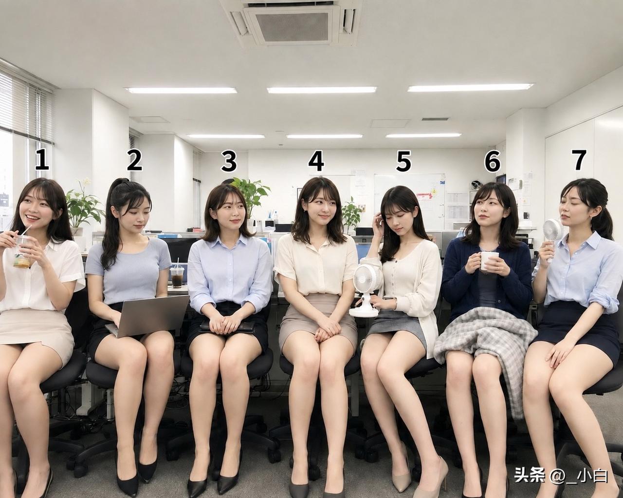 公司安排这7位美女和你相亲，你会选几号？