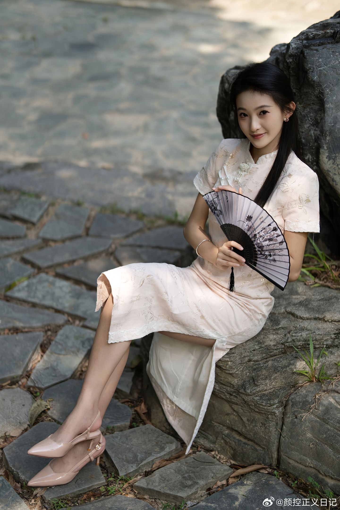 约拍美女绘梦长廊古风美女 