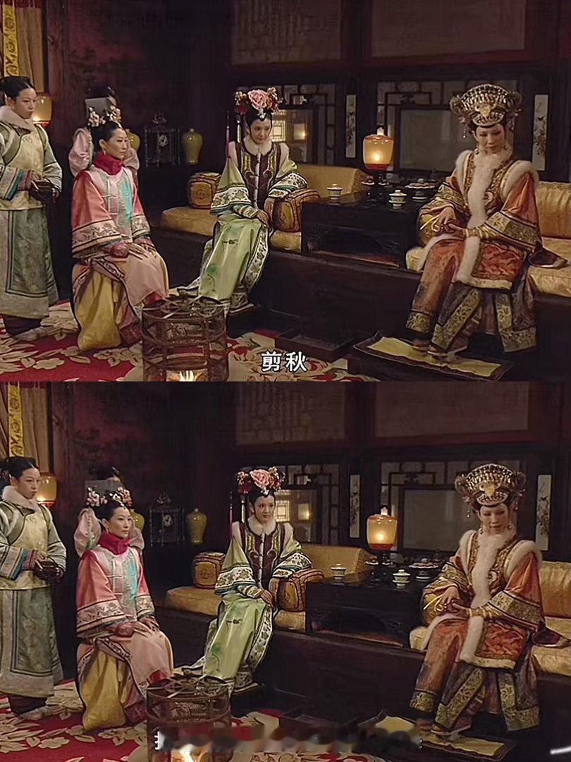疯了的安陵容就唐艺昕这样 唐艺昕把“疯”演成了一种可爱，没有包袱没有架子，压力值