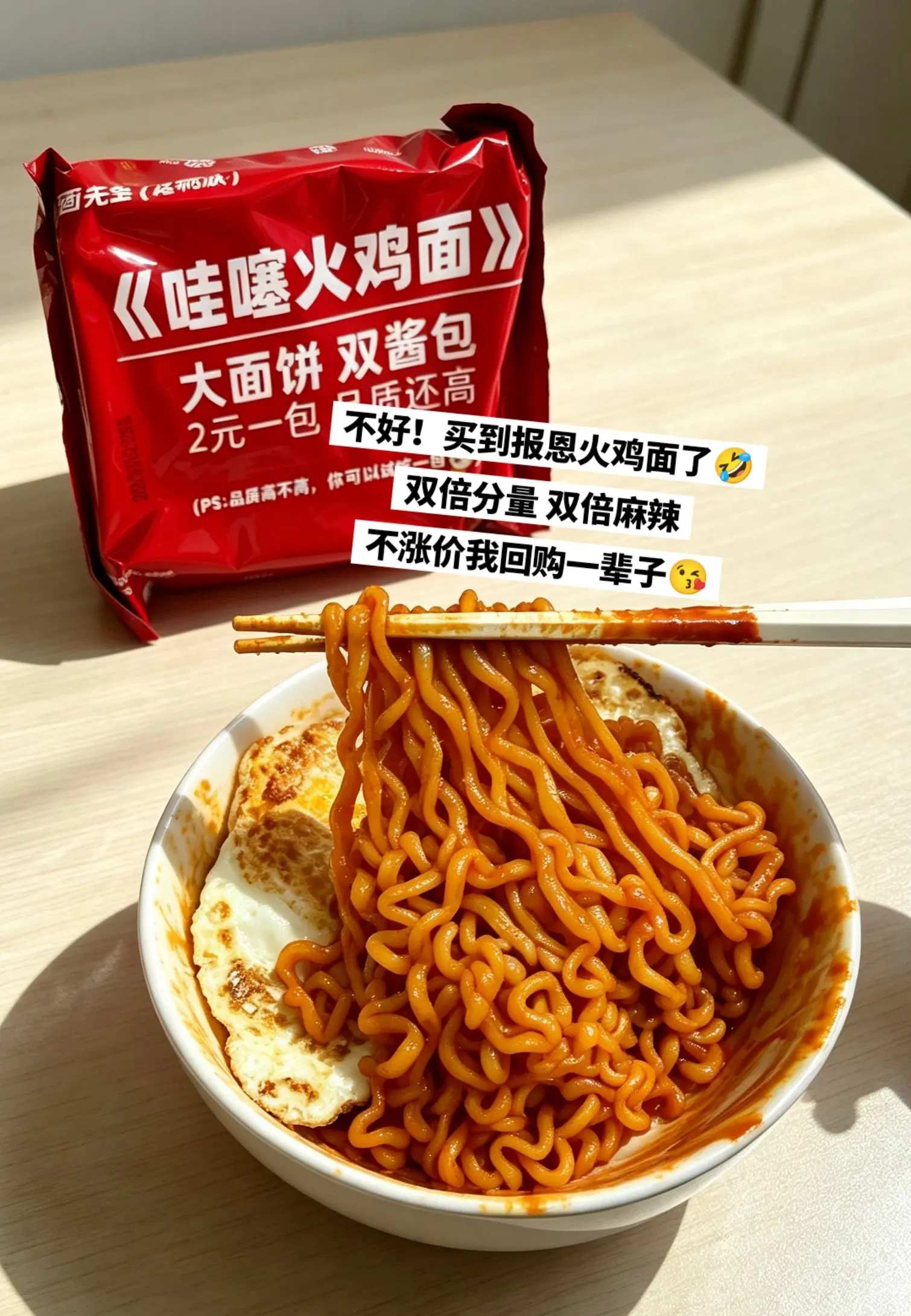 这么好吃的火鸡面谁能拒绝啊，夯爆啦！