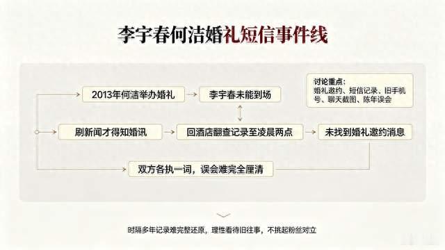 凌晨两点翻遍全部记录！李宇春回忆何洁婚礼细节，旧瓜再度刷屏