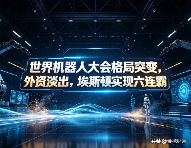 世界机器人大会格局突变，外资淡出，埃斯顿实现六连霸