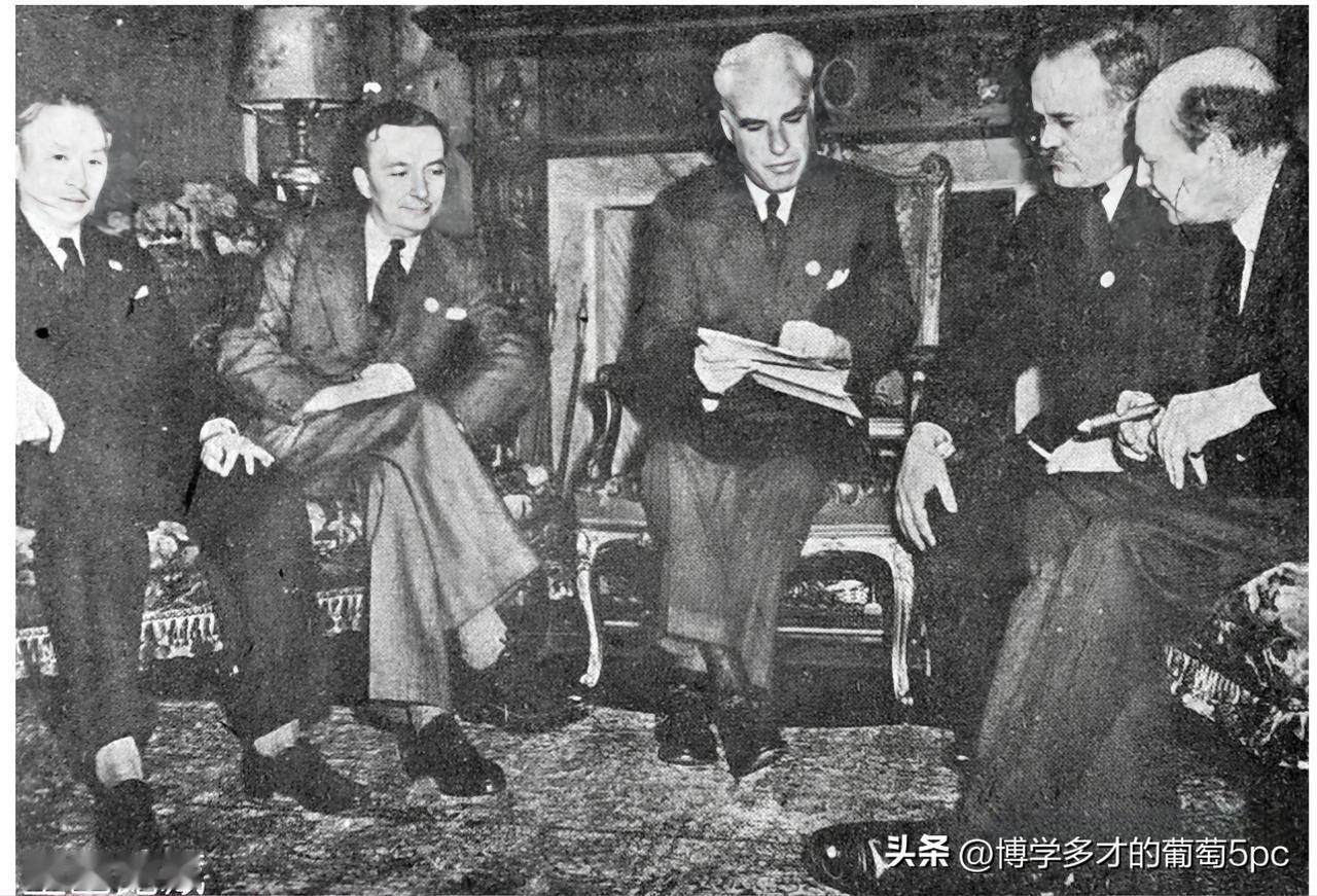 五强代表……1945年4月25日，旧金山会议召开，6月26日，与会的50个国家代