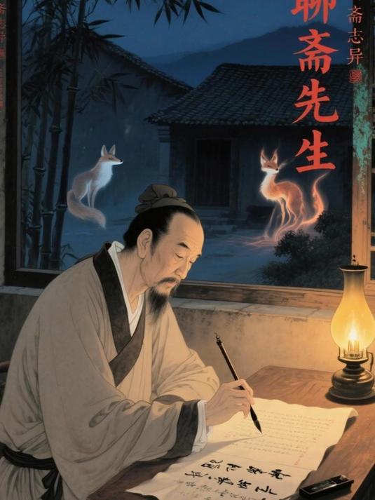 蒲松龄的书斋联
      “有志者，事竟成，破釜沉舟，百二秦关终属楚；苦心人，