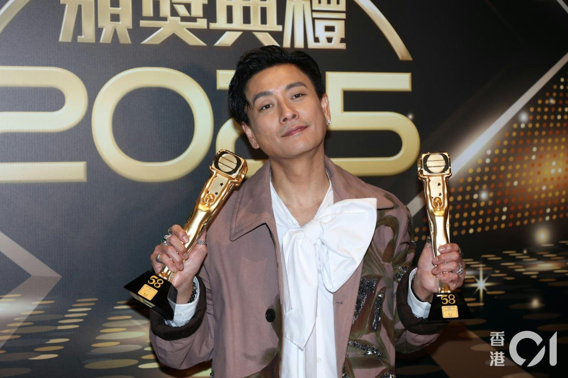 TVB《万千星辉颁奖典礼 2025》已圆满落幕，黄宗泽（Bosco）凭借《新闻女