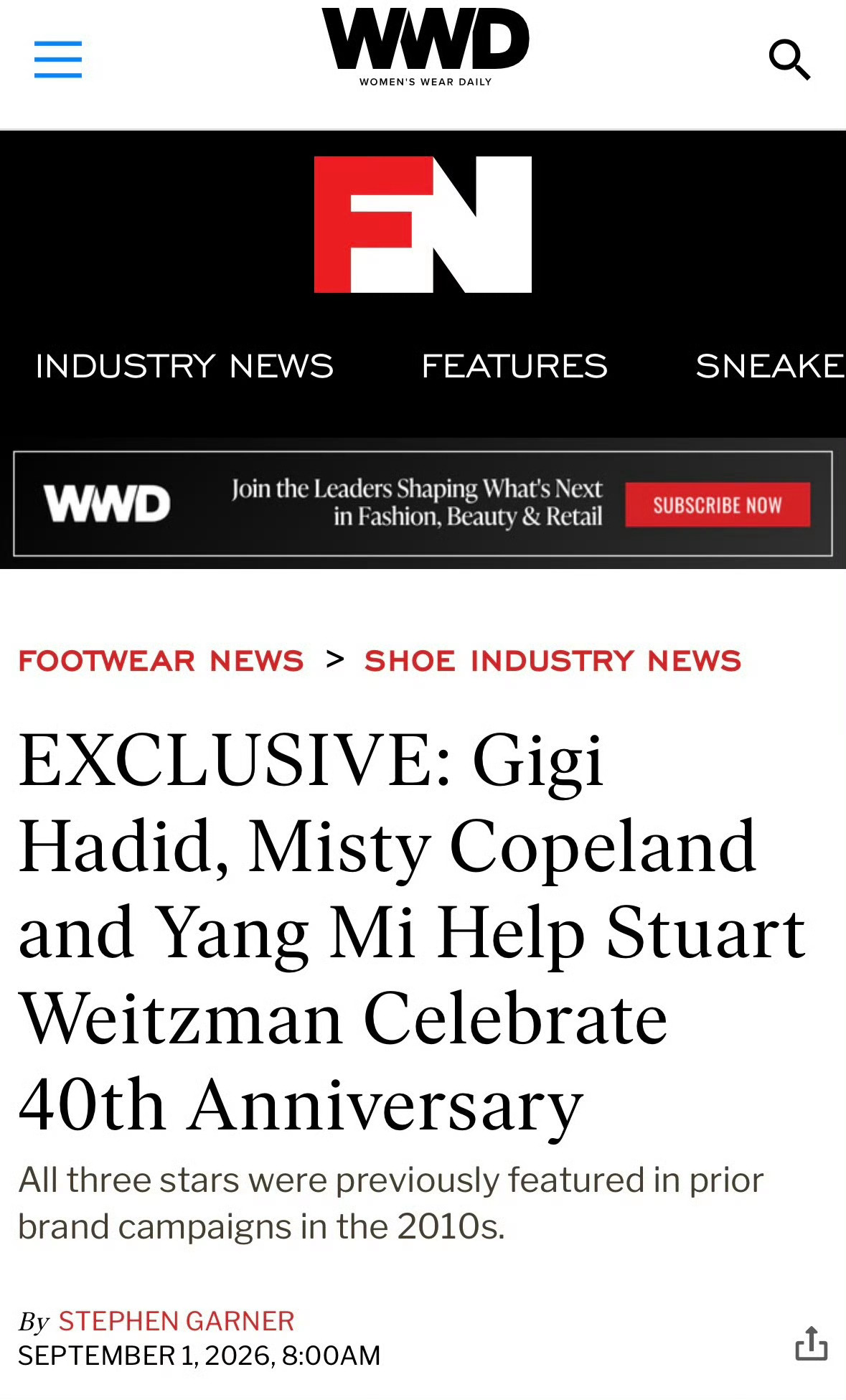 杨幂 x  Stuart Weitzman｜七年之约，再度奔赴。杨幂与Stuar