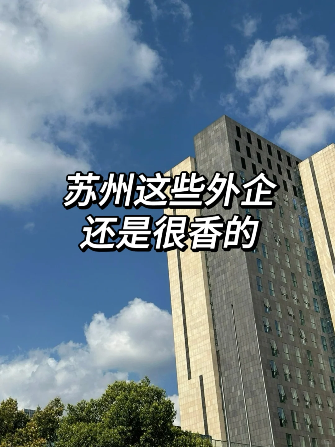 苏州这些外企还是很香的