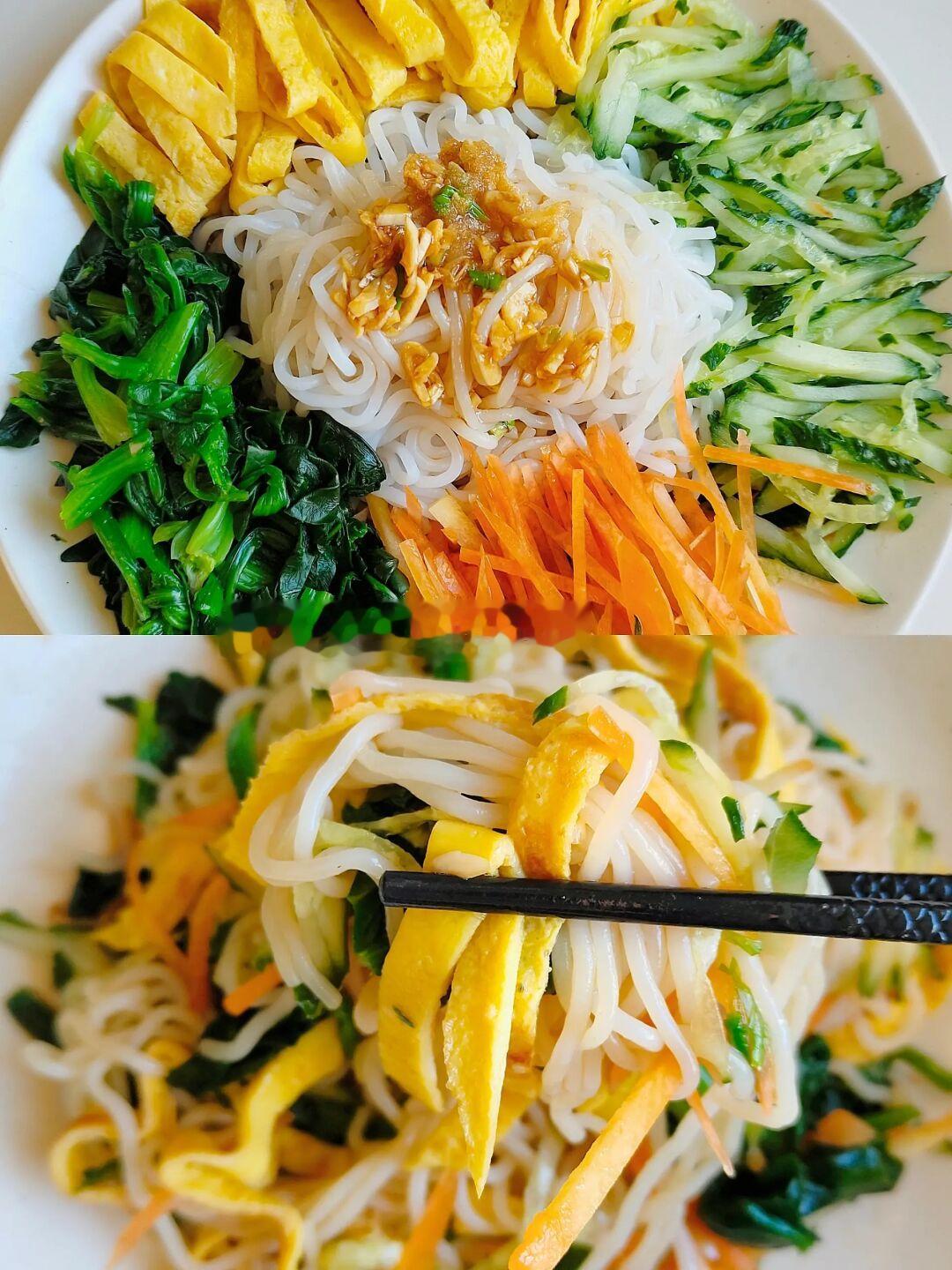 给妈妈做减脂餐D109|低卡凉拌魔芋面🍜