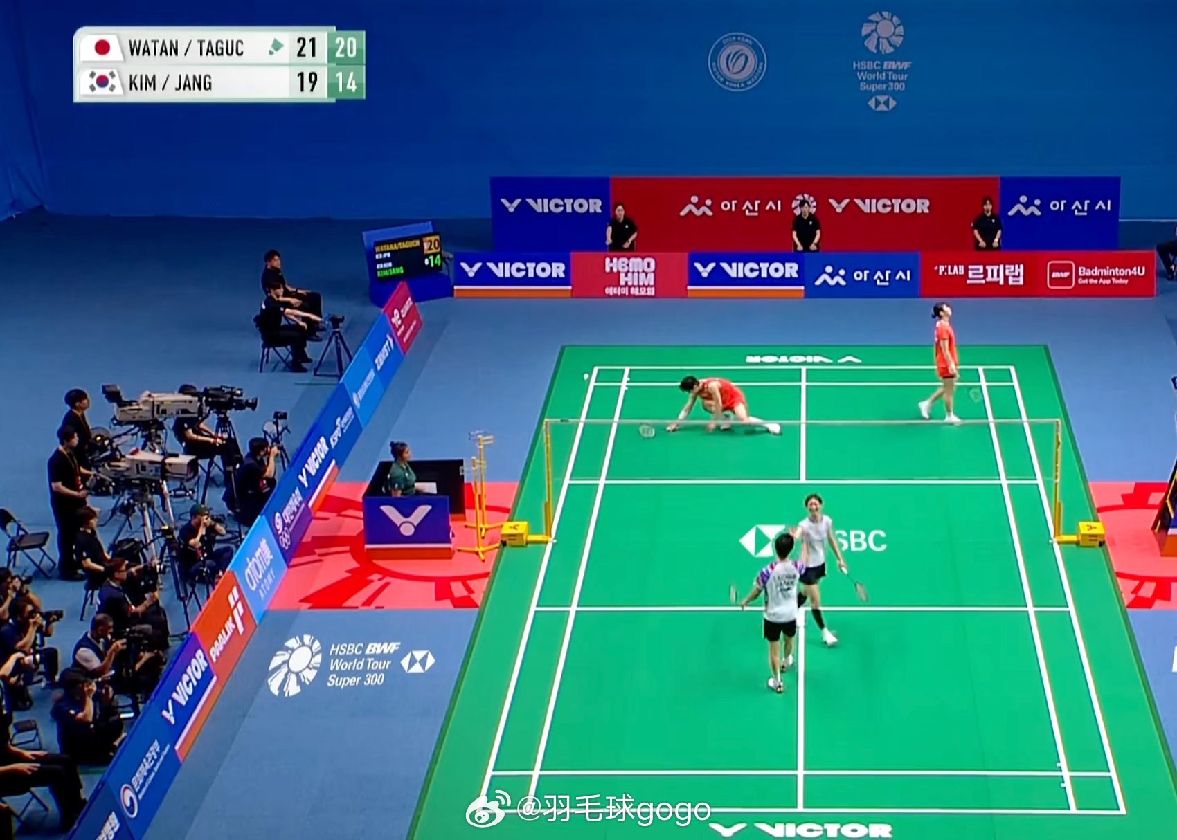 2026年韩国羽毛球大师赛 渡边勇大/田口真彩🇯🇵连续两周背靠背夺冠 